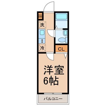 間取図 横須賀線/保土ケ谷駅 徒歩9分 2階 築5年