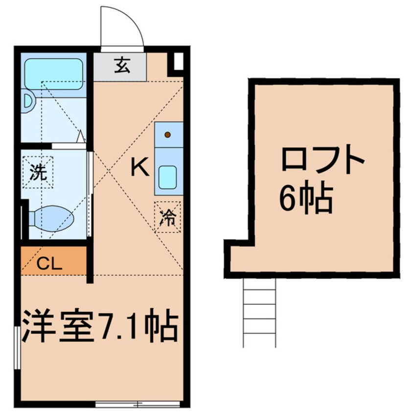 間取図 相鉄本線/西横浜駅 徒歩11分 2階 築14年