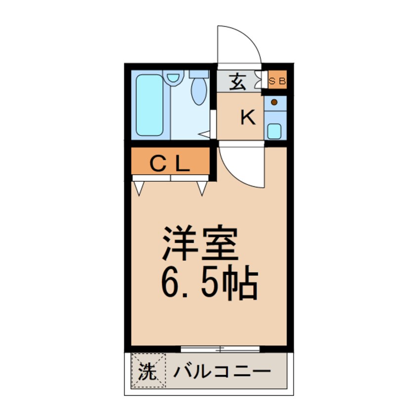 間取図 横浜市営地下鉄ブルーライン/横浜駅 徒歩22分 2階 築32年