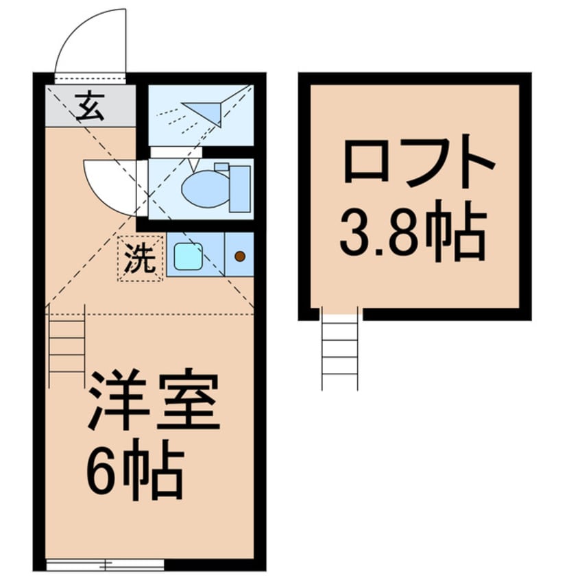 間取図 相鉄本線/和田町駅 徒歩3分 1階 築6年