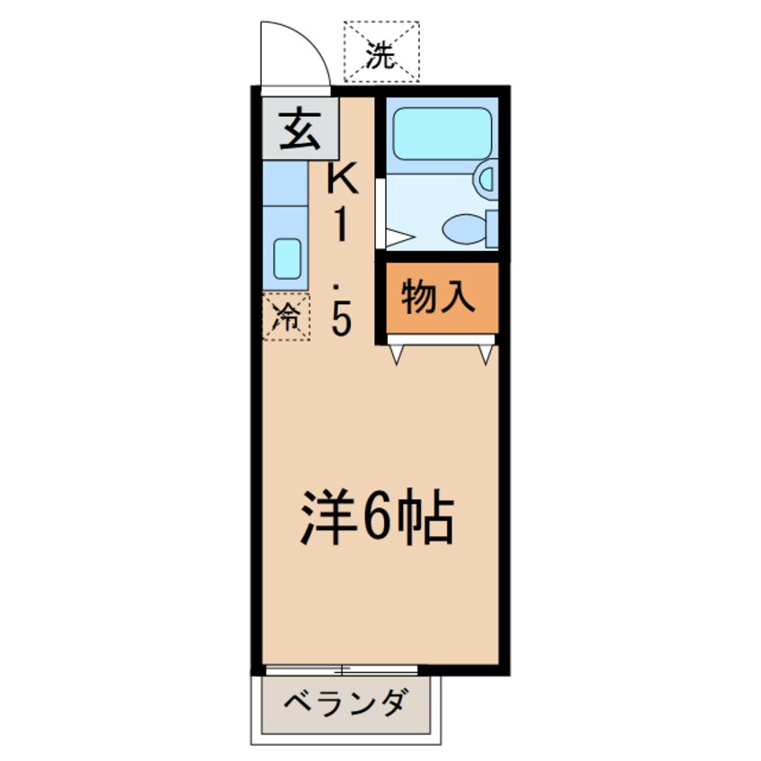 間取図 相鉄新横浜線/羽沢横浜国大駅 徒歩4分 2階 築35年