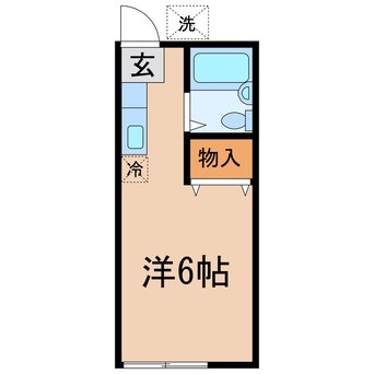 間取図 相鉄新横浜線/羽沢横浜国大駅 徒歩4分 1階 築34年