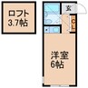 相鉄本線/上星川駅 徒歩13分 2階 築40年 1Rの間取り