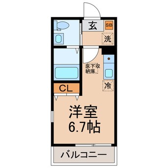 間取図 横須賀線/戸塚駅 徒歩12分 2階 築4年