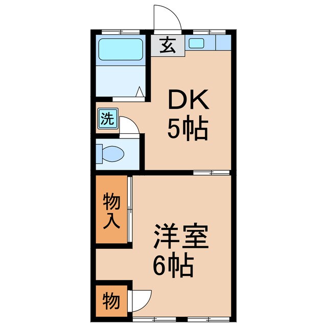 間取り図 横須賀線/保土ケ谷駅 徒歩13分 1階 築59年