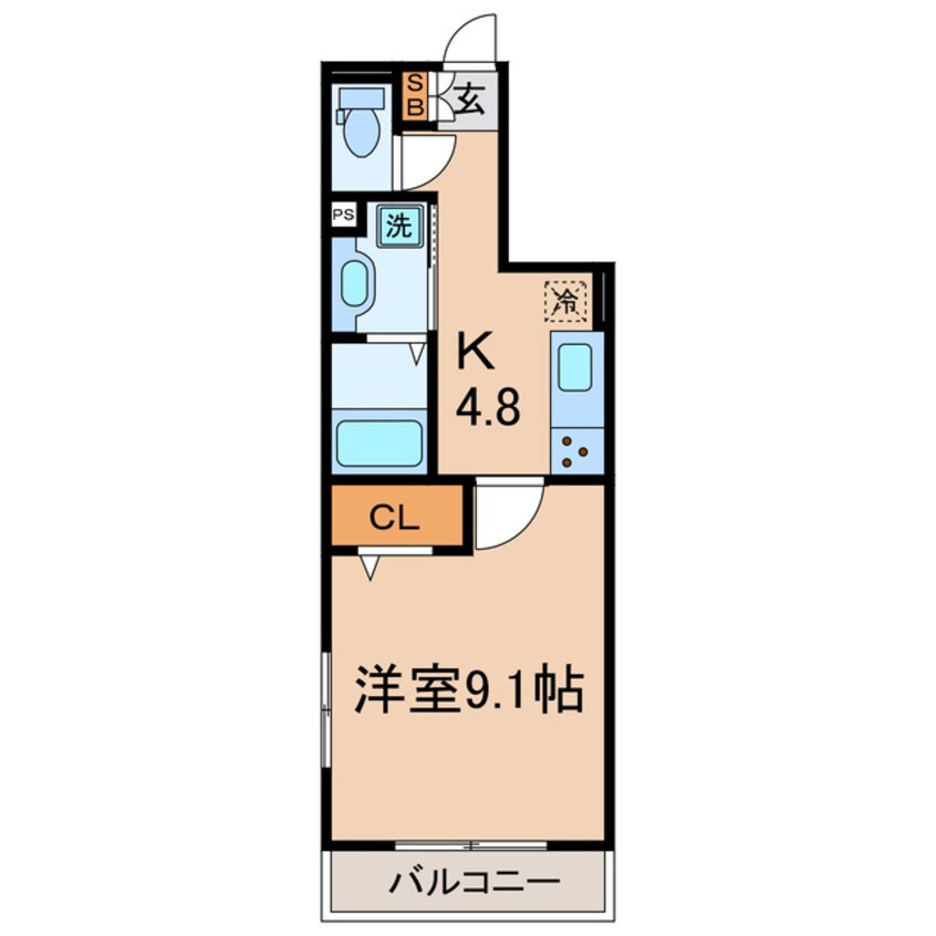 間取図 相鉄本線/星川駅 徒歩8分 2階 築7年