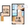 京急本線・久里浜線/南太田駅 徒歩12分 2階 築5年 1Rの間取り