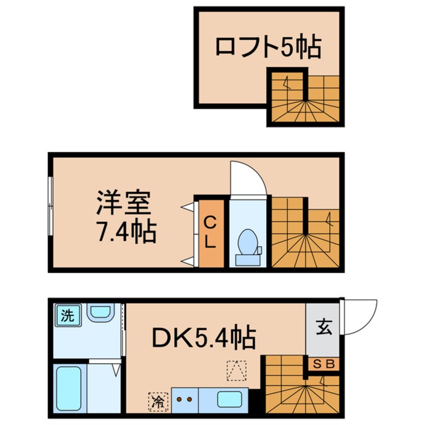 間取図 京急本線・久里浜線/南太田駅 徒歩12分 1-2階 築3年