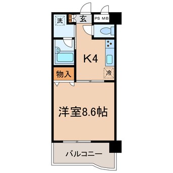 間取図 相鉄本線/上星川駅 徒歩5分 3階 築26年