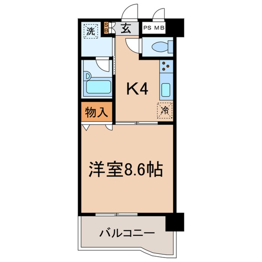 間取図 相鉄本線/上星川駅 徒歩5分 3階 築26年