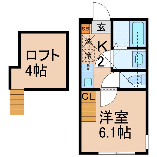 間取り図 横須賀線/保土ケ谷駅 徒歩12分 2階 築5年