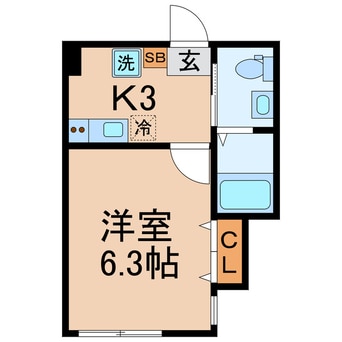 間取図 相鉄本線/星川駅 徒歩10分 2階 築5年