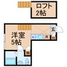 相鉄本線/和田町駅 徒歩3分 2階 築8年 1Rの間取り