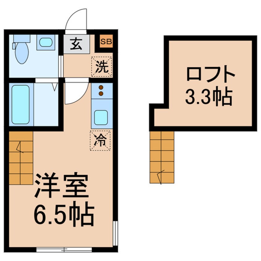 間取図 横須賀線/保土ケ谷駅 徒歩9分 1階 築3年