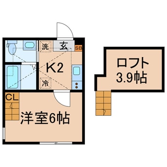 間取図 相鉄本線/星川駅 徒歩9分 1階 築5年