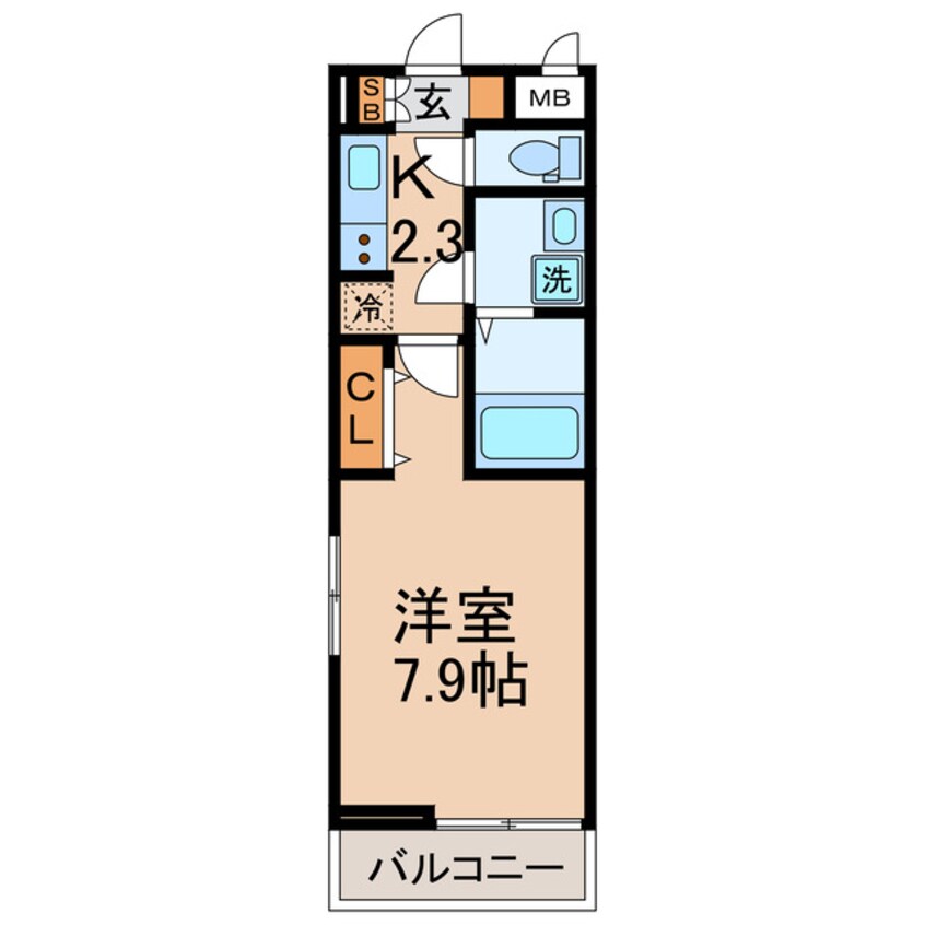 間取図 相鉄本線/上星川駅 徒歩6分 3階 築3年