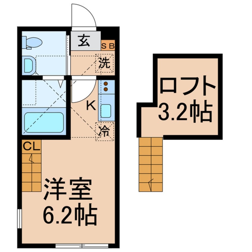 間取図 相鉄本線/和田町駅 徒歩8分 1階 築4年