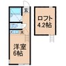 相鉄本線/天王町駅 徒歩17分 2階 築10年 1Rの間取り