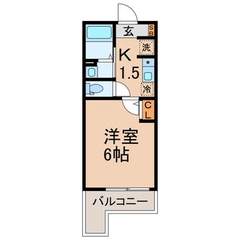 間取図 横須賀線/保土ケ谷駅 徒歩12分 1階 築2年