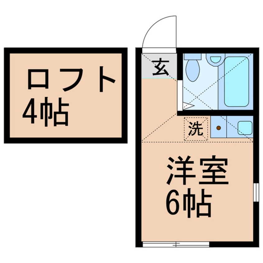 間取図 横須賀線/保土ケ谷駅 徒歩12分 1階 築5年