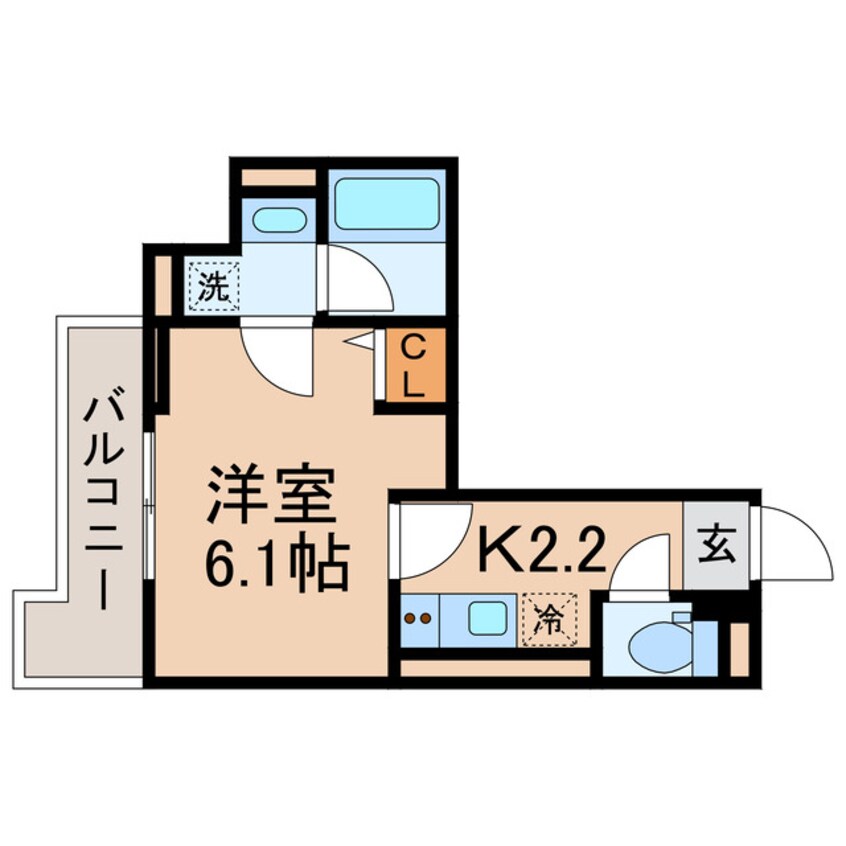 間取図 東急東横線/反町駅 徒歩6分 1階 築9年