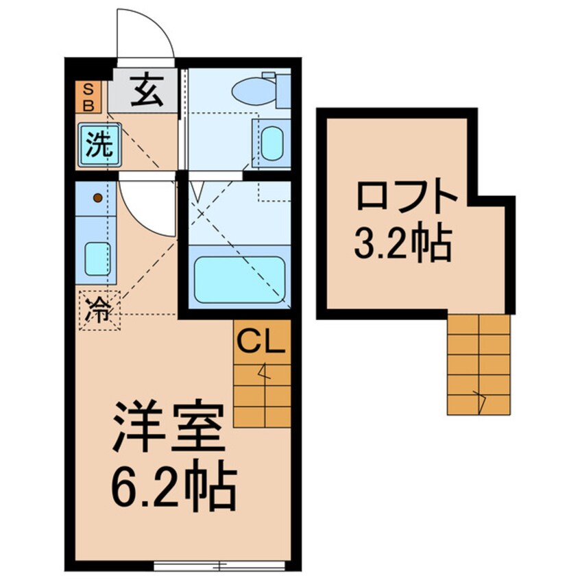 間取図 京急本線・久里浜線/南太田駅 徒歩14分 1階 築4年