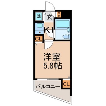 間取図 横須賀線/保土ケ谷駅 徒歩4分 3階 築34年
