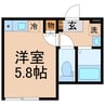 相鉄本線/西横浜駅 徒歩5分 1階 築7年 1Rの間取り