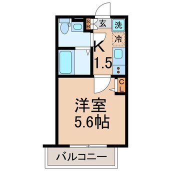 間取図 相鉄本線/西横浜駅 徒歩5分 1階 築3年