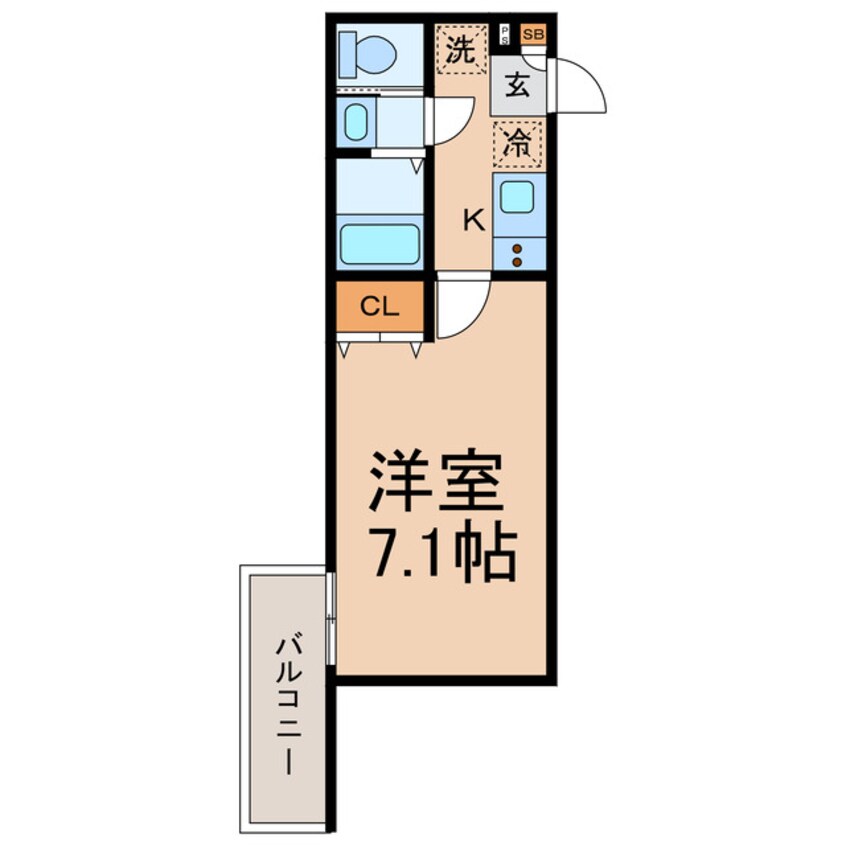 間取図 相鉄本線/西横浜駅 徒歩5分 2階 築2年