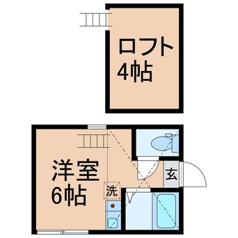 間取図 横須賀線/保土ケ谷駅 徒歩3分 2階 築4年