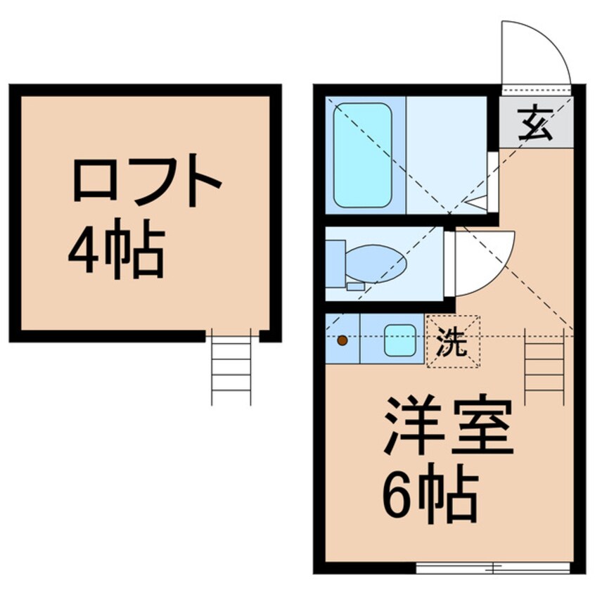 間取図 横須賀線/保土ケ谷駅 徒歩3分 2階 築3年