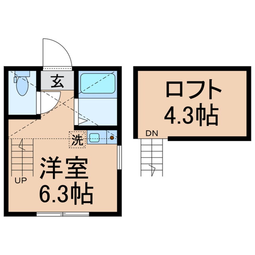 間取図 相鉄本線/星川駅 徒歩6分 1階 築3年