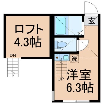 間取図 相鉄本線/星川駅 徒歩6分 1階 築3年