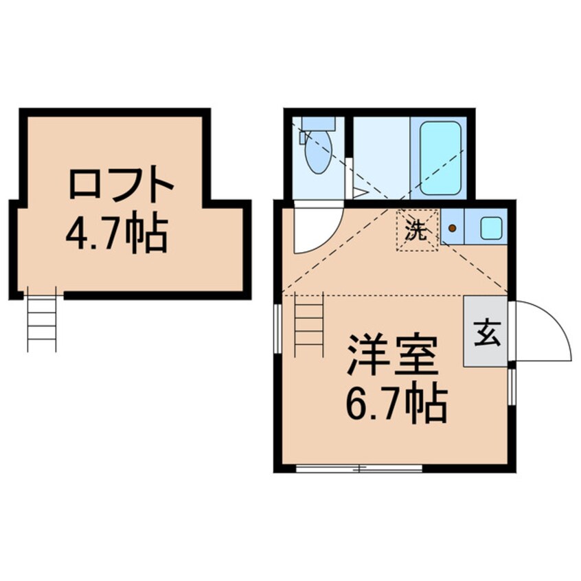 間取図 横須賀線/保土ケ谷駅 徒歩5分 2階 築3年