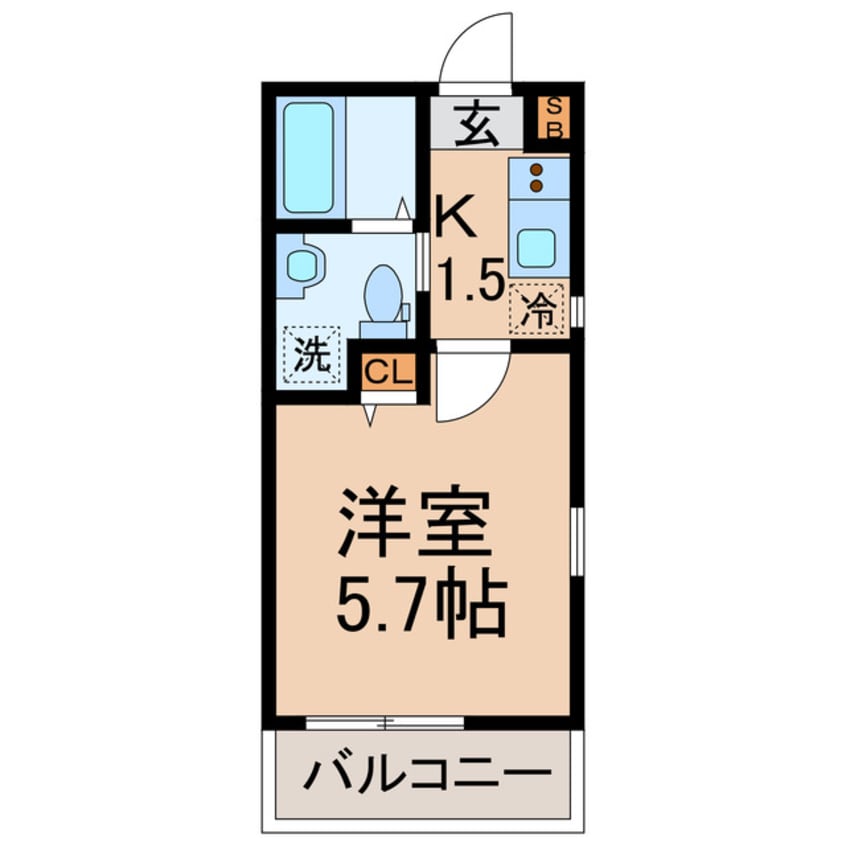間取図 横須賀線/保土ケ谷駅 徒歩8分 1階 築3年