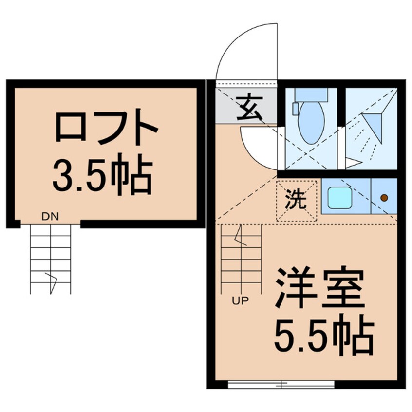 間取図 相鉄本線/星川駅 徒歩6分 1階 築1年