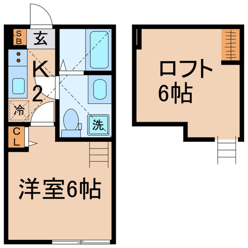 間取図 横須賀線/保土ケ谷駅 徒歩12分 1階 築7年