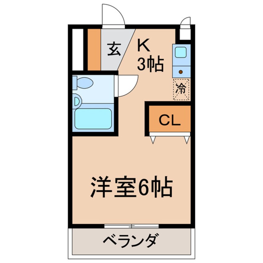 間取図 横須賀線/保土ケ谷駅 徒歩10分 2階 築32年