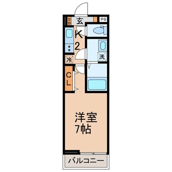 間取図 相鉄本線/和田町駅 徒歩6分 2階 築1年