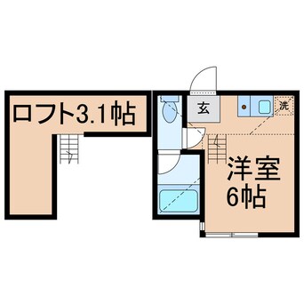 間取図 横須賀線/保土ケ谷駅 徒歩16分 2階 築11年