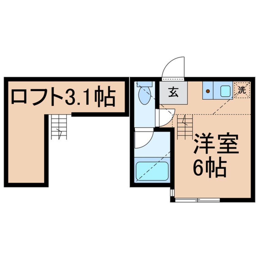 間取図 横須賀線/保土ケ谷駅 徒歩16分 2階 築11年