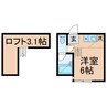 相鉄本線/西横浜駅 徒歩8分 2階 築12年 1Rの間取り