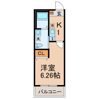 間取図 横浜市営地下鉄ブルーライン/三ツ沢下町駅 徒歩5分 1階 築2年