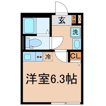 間取図 湘南新宿ライン/保土ケ谷駅 徒歩15分 2階 築1年