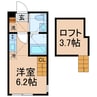 相鉄本線/和田町駅 徒歩1分 1階 築浅 1Rの間取り