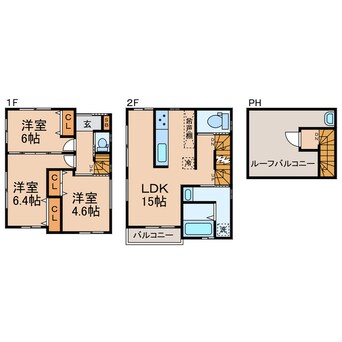 間取図 相鉄本線/西横浜駅 徒歩9分 1-2階 1年未満