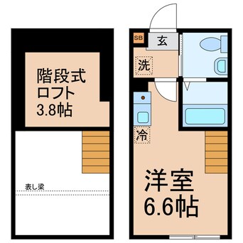 間取図 相鉄本線/西横浜駅 徒歩15分 1階 築4年