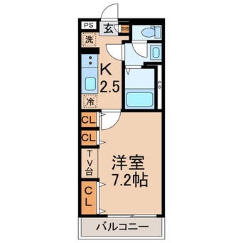 間取図 相鉄本線/和田町駅 徒歩8分 3階 築1年