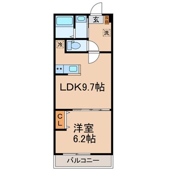 間取図 相鉄本線/和田町駅 徒歩8分 2階 1年未満